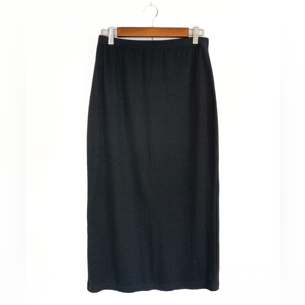 Vintage Ribbed Pencil Skirt